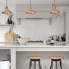 Industrial Turner Stool Light Wood