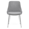 Aston Dining Chair Grey Velvet