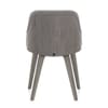 Fusion Wooden Chair Grey Velvet