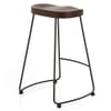 Bloc Stool Dark Wood
