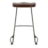 Bloc Stool Dark Wood