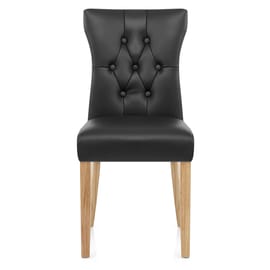 Bradbury Oak Dining Chair Black