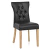 Bradbury Oak Dining Chair Black