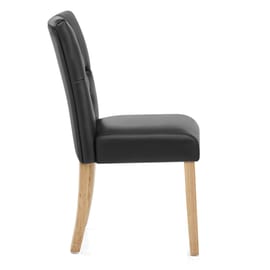 Bradbury Oak Dining Chair Black