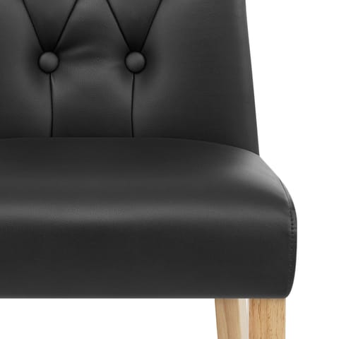 Bradbury Oak Dining Chair Black