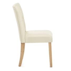 Bradbury Oak Dining Chair Cream