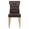 Bradbury Oak Dining Chair Brown
