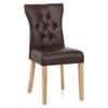 Bradbury Oak Dining Chair Brown