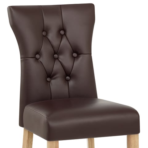 Bradbury Oak Dining Chair Brown