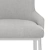 Blush Bar Stool Light Grey Fabric