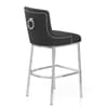 Blush Bar Stool Charcoal Fabric