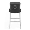 Blush Bar Stool Charcoal Fabric