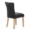 Bradbury Oak Dining Chair Black
