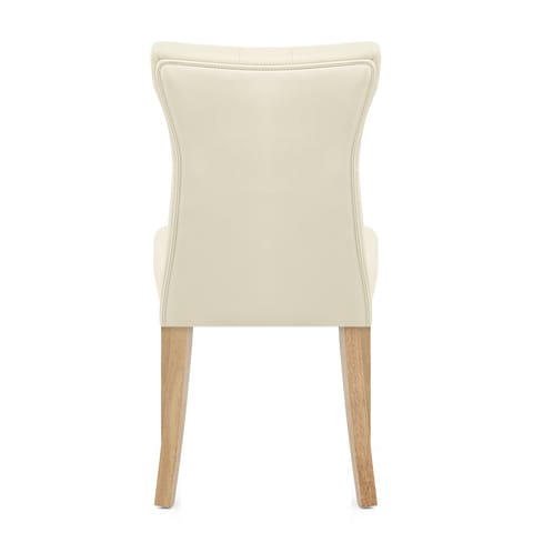 Bradbury Oak Dining Chair Cream