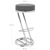 Zizi Kitchen Stool Grey