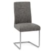 Lancaster Dining Chair Grey Leather