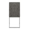 Lancaster Dining Chair Grey Leather
