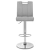 Loco Bar Stool Grey Fabric