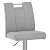 Loco Bar Stool Grey Fabric