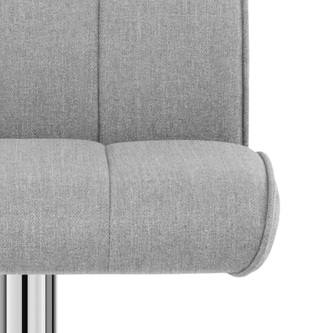 Loco Bar Stool Grey Fabric