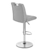 Loco Bar Stool Grey Fabric