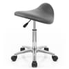 Deluxe Saddle Stool Grey