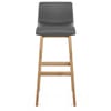 Wave Bar Stool Grey