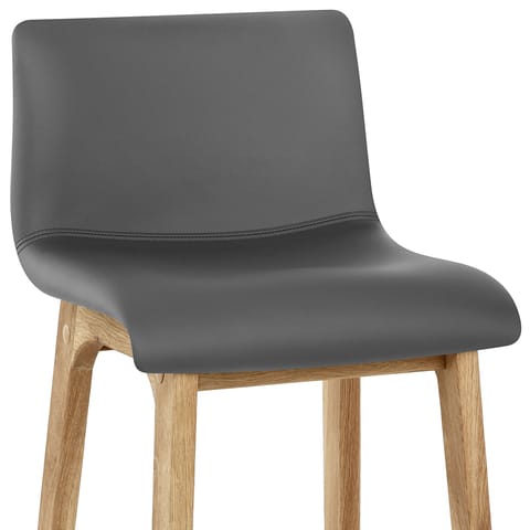 Wave Bar Stool Grey