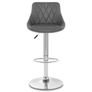 Stitch Bar Stool Grey