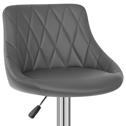 Stitch Bar Stool Grey