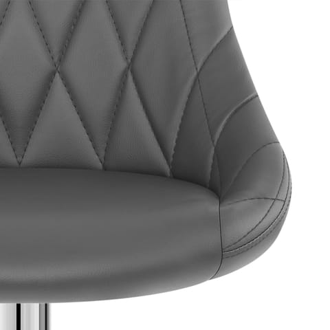 Stitch Bar Stool Grey