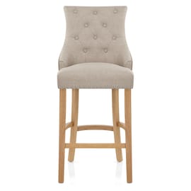 Ascot Oak Stool Tweed Fabric