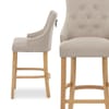 Ascot Oak Stool Tweed Fabric