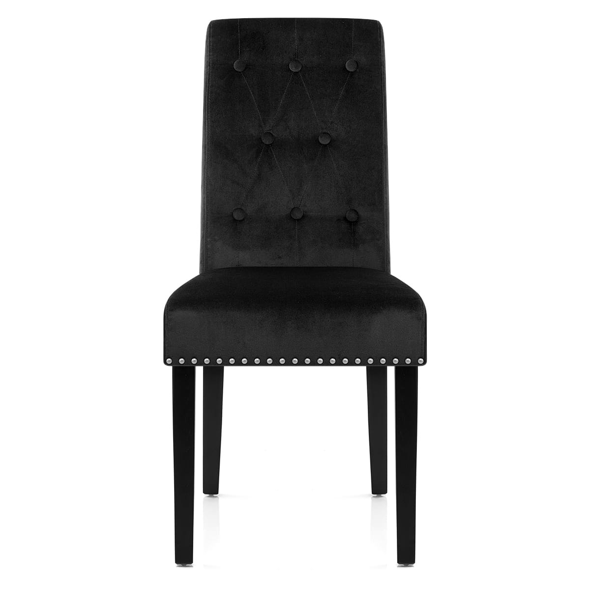 Moreton Dining Chair Black Velvet Atlantic Shopping