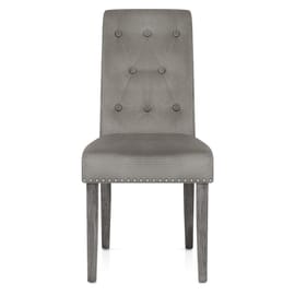 Moreton Dining Chair Grey Velvet