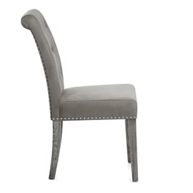 Moreton Dining Chair Grey Velvet