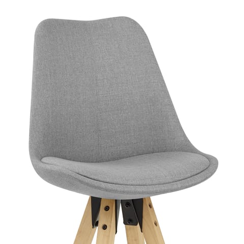 Aero Bar Stool Grey Fabric