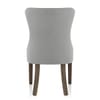 Kensington Dining Chair Grey Velvet
