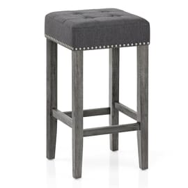 Dove Bar Stool Charcoal Fabric