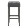 Dove Bar Stool Charcoal Fabric