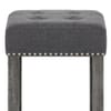 Dove Bar Stool Charcoal Fabric