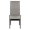 Carlo Grey Oak Chair Grey Velvet
