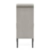 Carlo Grey Oak Chair Grey Velvet