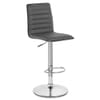 Hiline Bar Stool Grey