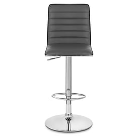 Hiline Bar Stool Grey