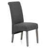 Carlo Grey Oak Chair Charcoal Fabric