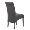 Carlo Grey Oak Chair Charcoal Fabric