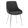 Aston Dining Chair Charcoal Fabric