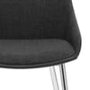 Aston Dining Chair Charcoal Fabric