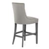 Etienne Bar Stool Grey Velvet
